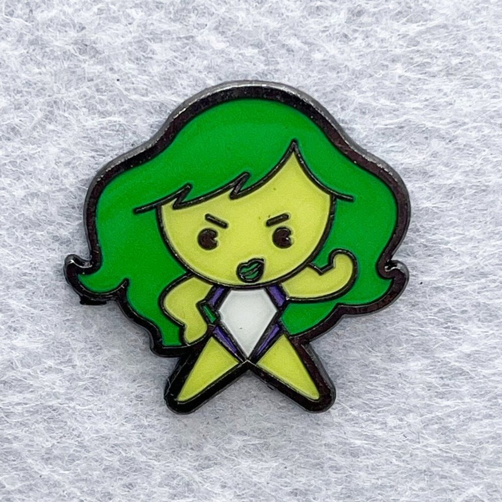 🔮 5/$25 Disney Marvel Kawaii Art‎ She Hulk Pin